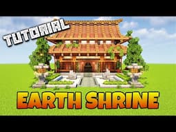 How To Build An Earth Shrine | Minecraft Tutorial