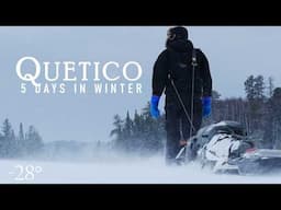 5-Day Winter Camp in Quetico down to -28°C
