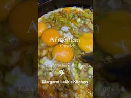 Armenian Zucchini Omelette. My choice for breakfast. Yum! #armenian #omelette #breakfast #delicious