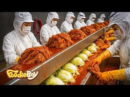 Amazing! Popular Korean Food Factory Compilation | Kimchi, Sausage, Bakery, Edible Seaweed