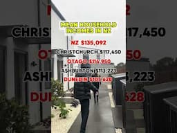 Mean household income in NZ (South Island) #NZ #NewZealand #christchurch #otago #dunedin #queenstown