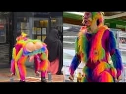 London Library host bare arse dildo monkey