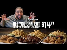 Applebee's Unlimited AYCE  Rib, Chicken & Shrimp. Applebee's CUT ME OFF!!!!
