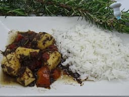 Recette de daube de seiche à l'encre