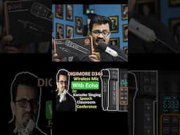 Digimore D346 |Wireless Mic With Echo | Cordless Mic for Singing | Wireless Mic with Effects