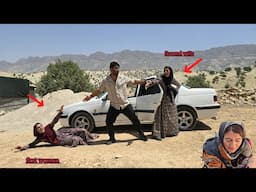 محبت:man and second consort return from an ultrasound, first consort gets into an argument with him.