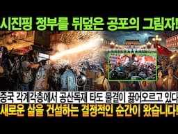 시진핑 정부를 뒤덮은 공포의 그림자! 중국 각계각층에서 공산독재 타도 물결이 끓어오르고 있다.
