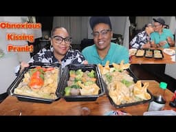 KISSING MY GIRLFRIEND OBNOXIOUSLY THE ENTIRE VIDEO. THAI FOOD MUKBANG PRANK!!