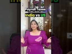 Payroll Taxes Explained | USA vs India Payroll System | Shocking Difference  #shorts