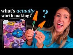 Testing VIRAL SPRING EASTER RECIPES off TIKTOK & INSTAGRAM... is anything worth trying?