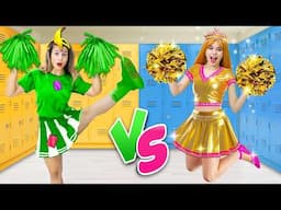 Rich vs Broke Cheerleader! Funny Expensive vs Cheap Situations in School by Crafty Hype
