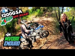 BMW R1200GSA Ride Test Part 2: 2UP Mountain Climbing & Lattes - MVDBR Enduro #375