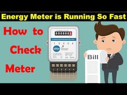 Electricity meter is running very fast ? Learn How to check @TheElectricalGuy