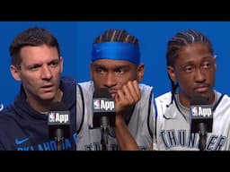 Oklahoma City Thunder Speak Before Game 5 NBA Finals | June 15, 2025