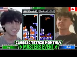 CHASING GREATNESS!! Dog, iBall | FINALS | Classic Tetris Monthly Masters Event May 2025