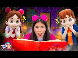 Maria Clara e JP lêem Histórias Assustadoras da Bruxa Malvadona! 😱📖