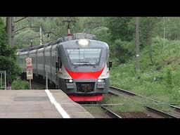 Электропоезд ЭП2Д-0013 ЦППК платформа Садовая
