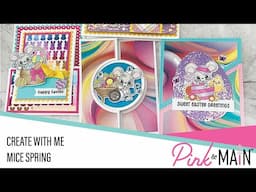 Create with Me | Mice Spring Cards