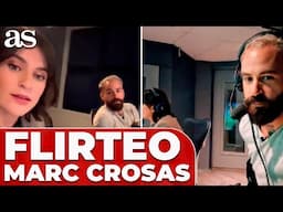TT MUNDIAL el FLIRTEO de MARC CROSAS con LOLA DEL CARRIL en DAZN durante el PALMEIRAS - OPORTO