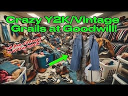 I Can't Believe This was Sitting at the THRIFT Store! HUGE VINTAGE/Y2K HAUL!