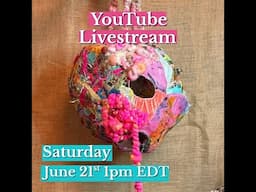 Mixed Media Livestream: Creating, Stitching, Chatting