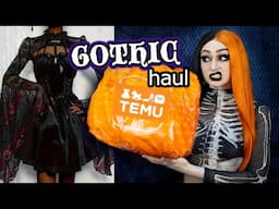 A GOTH TEMU HAUL THAT'S NOT SPONSORED!😳
