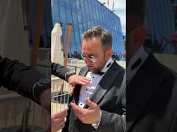 almost destroyed his tuxedo #magic #funny #prank