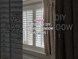DIY Window Shutters 🇬🇧 Made In The UK in 7 DAYS - Fit Yourself and save £££’s #diyshutters #DIY