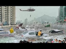 Brutal footage of flood in Nebraska USA!! Unprecedented flood in Omaha, cars sank