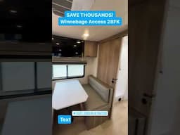 #Winnebago #access 28FK Front Kitchen #traveltrailer - SAVE OVER $13,600 w/ TEXAS BEST PRICING! #rv
