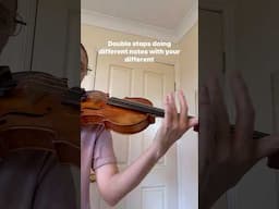 4 steps to perfect intonation in double stops #violinlesson #intonation #doublestops
