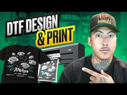 Exactly How I Made This Design and Printed This T-Shirt - Step By Step