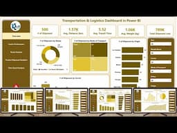 Transportation & Logistics Dashboard in Power BI