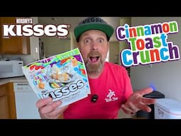 Cinnamon Toast Crunch Hershey’s Kisses?! Taste Test & Review!