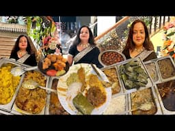রাজবাড়ীর বিয়েবাড়িতে নবাবী মটন কষা ভুনা চিকেন ভেটকি পাতুরি দিয়ে জমিয়ে আহার করলাম | Mutton | Paturi