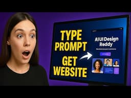 Create Website Design using only Text Prompts in Minute | AI UI Design Readdy | AI Website Generator