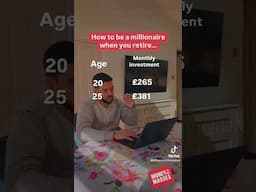 How to be a millionaire when you retire