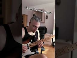 Comfortably Numb 1st solo 🎶🎸 #pinkfloyd #comfortablynumb #guitar #solo #croatia #balkan #music