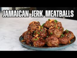 Delicious BBQ Jamaican Jerk Meatballs Are PERFECT For Game Day