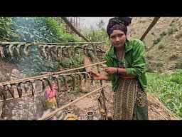 dry fish cooking || @lajimbudha ||