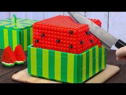 I Tried the MOST Expensive SQUARE Watermelon Compilation Hack🍉 RARE Food in LEGO ASMR