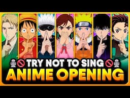 TRY NOT TO SING OR DANCE! 🚫🗣️ (ANIME EDITION)