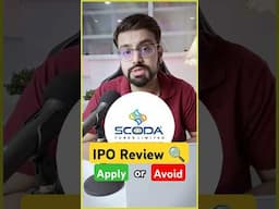 Scoda Tubes IPO Review - APPLY or AVOID? | Scoda Tubes IPO GMP, Date & Detail #shorts #scodatubesipo