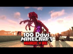 100 Days in a Terrifying Evolving Parasite Apocalypse in Hardcore Minecraft