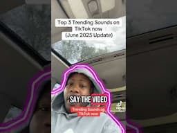 top 3 trending sounds June 2025
