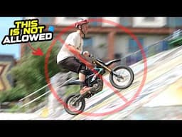 RIDING HERE ISN'T ALLOWED BUT IT'S TO GOOD NOT TO! - SURRON HYPERBEE
