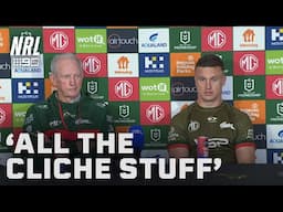 Jack Wighton explains how the Rabbitohs rallied: NRL Presser | NRL on Nine