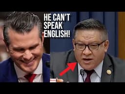 Democrat Lawmaker FAILS to Grill Hegseth—He Can’t Even Speak English!