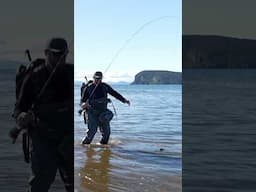 Crazy couple days that all started with this Catfish. Full video linked #flyfishing