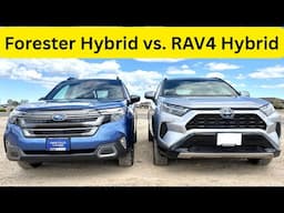 2025+ Subaru Forester Hybrid vs. Toyota RAV4 Hybrid | Side-by-Side Comparison Review